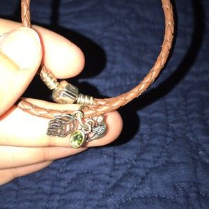 Pandora Jewelry - Pandora Bracelet with charm - never worn Pandora Jewelry - Pandora Bracelet with charm - never worn